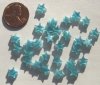 30 7mm Aqua Fiber Optic Stars